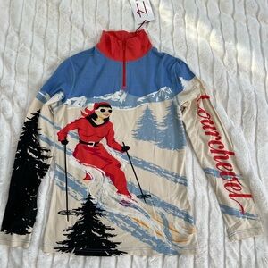 Neve Courchevel Ski Print top - Multicolor
NWT Size M